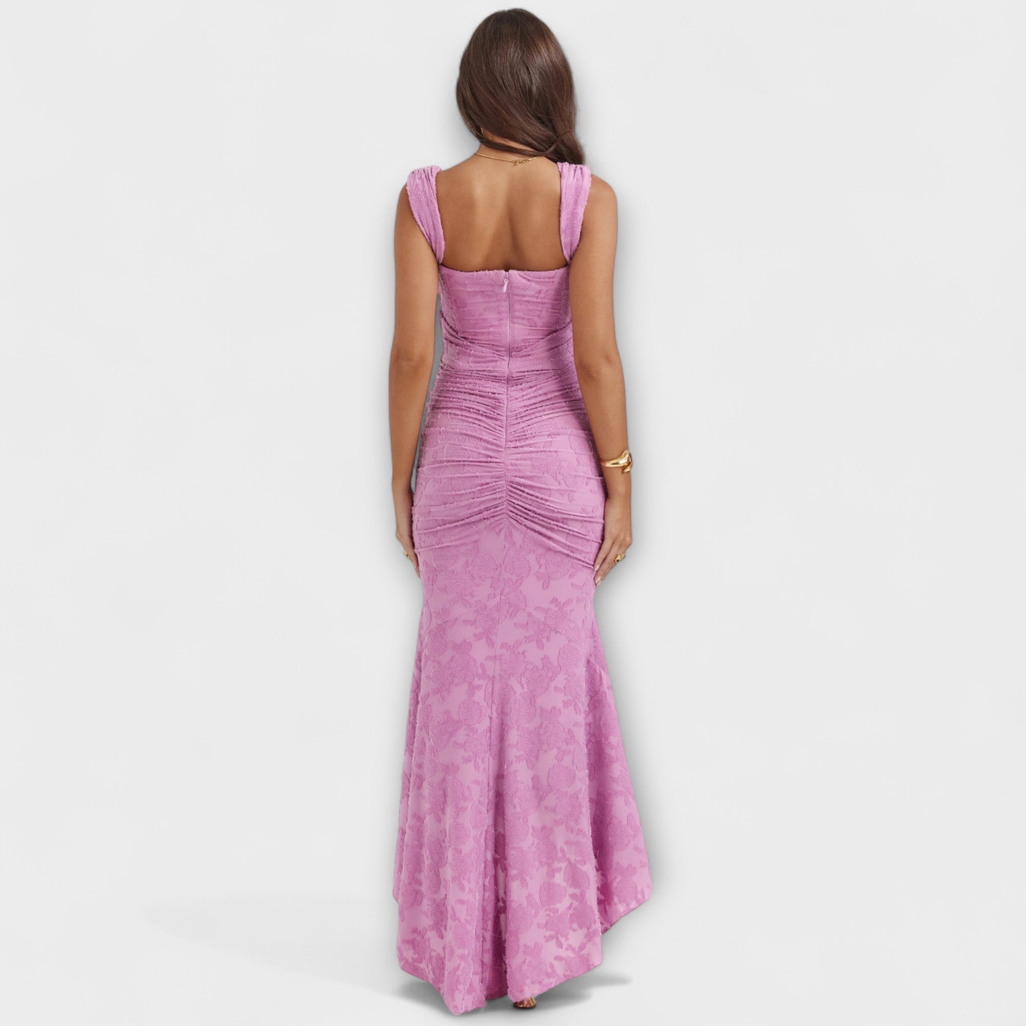 Renske - Long dress with an elegant and sophisticated bodice