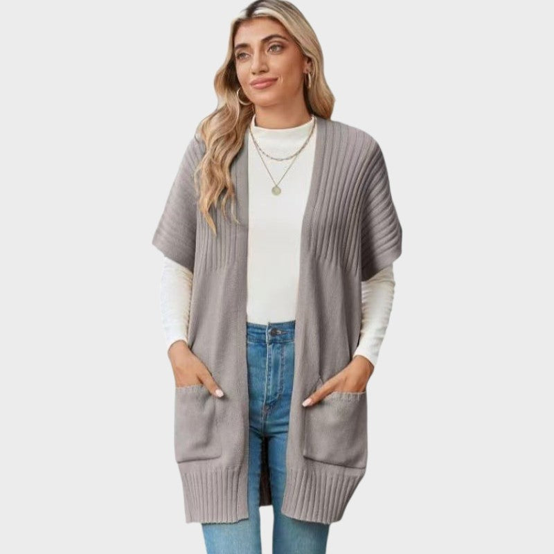 Isla – Lightweight Open-Front Knit Cardigan