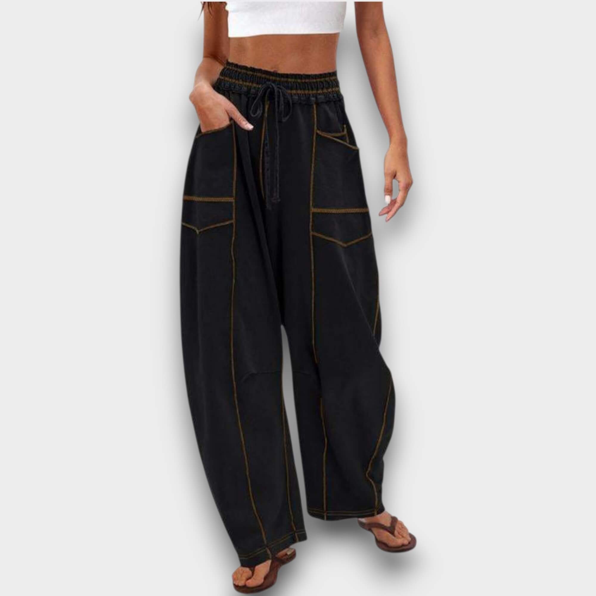 Nova – Comfy Baggy Leg Lounge Trousers