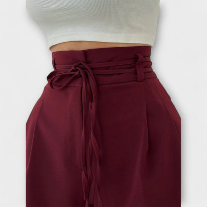 Jill - Lace-Up Casual Pants