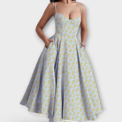 Mélie – Light summer dress with corset detail