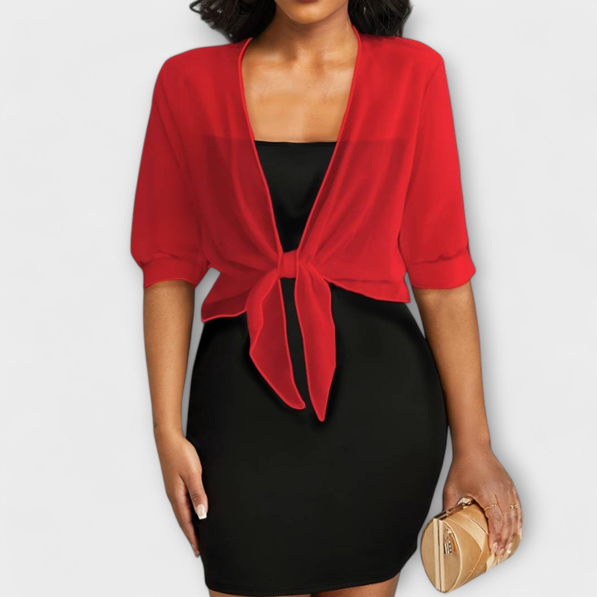 Olivia - Blouse with Open Front